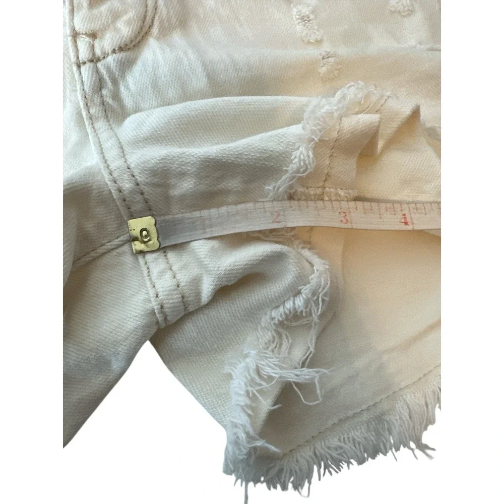 Anthropologie Pilcro Jean Shorts Women's Size‎ 31 Beige Beach Vacation Summer - Picture 7 of 9